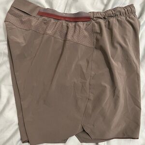 Lululemon Mens XL Shorts CA 35801 RN 106259 X8 used Shorts have a small stain.